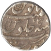 Silver One Rupee Coin of Aurangzeb Alamgir of Surat Mint.