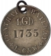 Copper Nickel Central Railway Token.