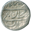 Silver One Rupee Coin of Muhammad Shah of  Shahjahanbad Dar ul Khilafa Mint.