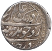 Silver Rupee of Aurangzeb Alamgir of Gulkanda.