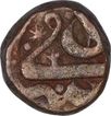 Copper Two Third Falus Coin of Murtada Nizam Shah II of Ahmadnagar Sultanate.