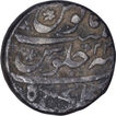 Silver One Rupee Coin of Aurangzeb of Gulkanda Mint.