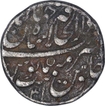 Silver One Rupee Coin of Aurangzeb of Shahajahanabad Dar ul Khilafa Mint.