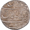 Silver One Rupee Coin of Aurangzeb of Surat Mint.