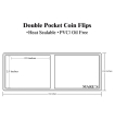 Coin Flip Double Sided to Organize Individual Coin Collections.