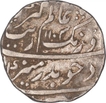 Silver One Rupee Coin of Aurangzeb of Surat Mint.