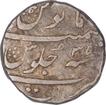 Silver One Rupee Coin of Aurangzeb of Surat Mint.