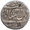 Silver Rupee of Sikander Jha of Hyderabad Feudatory Narayanpet of Dilshadabad Mint.