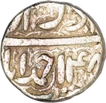 Silver One Rupee Coin of Akbar of Ahmadabad Mint of Azar Month.