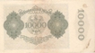 Paper money of Germany of 10000 Mark of 1922 issued.