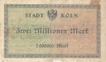 Paper money of Germany of 2000 000 Mark of 1923 issued.