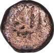 Copper Half Falus Coin of Nasir ud din Ahmad Shah I of Gujarat Sultanate.