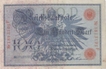 100 Mark Paper money of Germany.