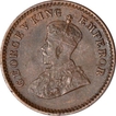 Bronze One Twelfth Anna Coin of King George V of Calcutta Mint of 1934.