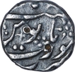 Silver Half Rupee Coin of Aurangzeb of Surat Mint.