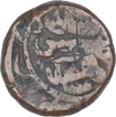 Copper Falus Coin of Shams ud din Muzaffar Shah II of Mustafabad Mint of Gujarat Sultanate.