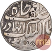 Silver One Rupee Coin of Afzal ud Daula of Haidarabad Farkhanda Bunyad Mint of Hyderabad.