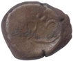 Copper Kasu of Madurai Nayaks of Mangamma of Srivira script. 