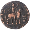 Copper Di drachma Coin of Vima Takto of Kushan Dynasty.