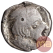 Silver Drachma of Rudrasena II of Western Kshatrapas.