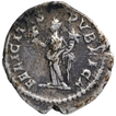 Silver Denarius Coin of Geta of Roman Empire.