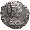 Silver Denarius Coin of Julia Domna of Roman Empire.