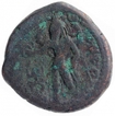 Copper Tetradrachma Coin of Kaniska I of Kushan Dynasty.