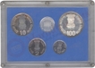 1985 Silver Proof Set of Golden Jubilee of Reserve Bank of India of Bombay Mint.