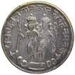 Silver Token Coin of Indian Temple.
