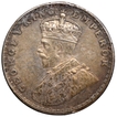 Silver Two Annas Coin of King George V of Calcutta Mint of 1917.