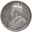 Silver Half Rupee Coin of King George V of Bombay Mint of 1924.