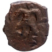 Copper Drachma Coin of Vasudeva I of Kushan Dynasty.