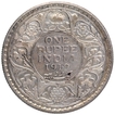 Error Silver One Rupee Coin of King George V of Bombay Mint of 1919.