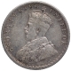 Silver Half Rupee Coin of King George V of Bombay Mint of 1917.