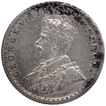 Silver Half Rupee Coin of King George V of Calcutta Mint of 1934.