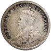 Silver Quarter Rupee Coin of King George V of Calcutta Mint of 1926.