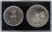 1974 Silver UNC Set of Planned Families:Food for All of Bombay Mint.