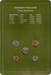 Coin Sets of All Nations of Kingdom of Belgium.