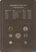 Coin Sets of All Nations Kingdom of Thailand.