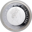 Rare Silver Proof Set of Elizabeth II 2011 of Fiji.