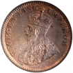 Copper One Quarter Anna Coin of King George V of Calcutta Mint of 1934.