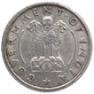 Nickel One Rupee Coin of Bombay Mint of Republic India of 1950.