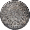 Silver One Rupee Coin of King William IIII of Calcutta Mint of 1835.