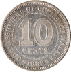 Silver Ten Cents of Malaya of 1939.