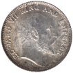 Silver Quarter Rupee Coin of King Edward VII of Calcutta Mint of 1904.