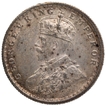 Silver Half Rupee Coin King George V of Calcutta Mint of 1915.