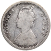 Silver Two Annas Coin of Victoria Queen of Bombay Mint of 1874.