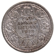 Silver Two Annas Coin of King George V of Bombay Mint of 1913.