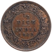 Bronze Half Pice Coin of King George V of Calcutta Mint of 1912.