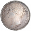 Silver One Rupee Coin of Victoria Queen Calcutta Mint of of 1840.